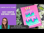 Simon Says Stamp Big Birthday Cake Wafer Dies 1161sdc Sweet Wishes