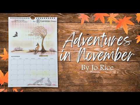 Lavinia Stamps Stencil Brush Series 2 calendar video