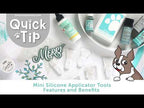 Simon Says Stamp Mini Oval Silicone Applicator Tool st0222 Tiny Tools, BIG Results! Mini Silicone Applicators | Quick Tip