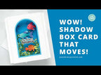 Simon Says Stamp Dancing Meadows Wafer Dies 1662sd Shine On WOW! Shadow Box Card that Moves! + FREE Gift Jennifer McGuire