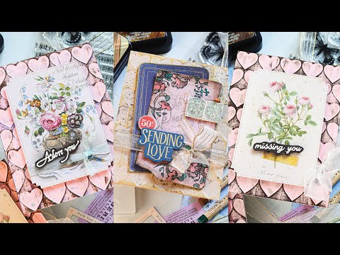 Simon Says Stamp Card Kit of the Month February 2025 Distressed Vintage Notes ck0225 *
