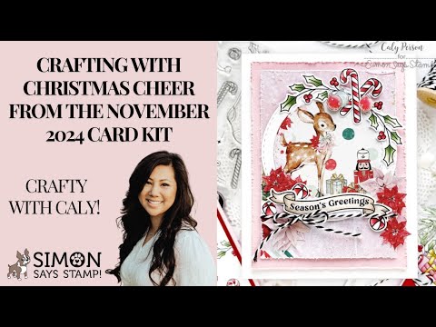Simon Says Stamp Card Kit of the Month November 2024 Christmas Cheer ck1124 *
