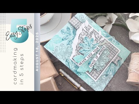 Tim Holtz Nature's Wonder Stamps with Simon Says Stamp Dies Bundle setnw25