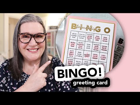 CZ Design Clear Stamps Friendship Bingo cz385c Sweetheart