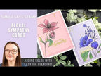 Simon Says Stamp Sparkler Scallop Frames Wafer Dies s1033 Always There Floral Sympathy Cards | Simon Says Stamp Amy Rysavy