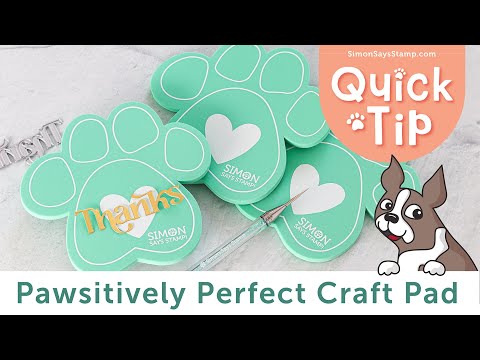 Simon Says Stamp Set of 3 Pawsitively Perfect Craft Pads st0150