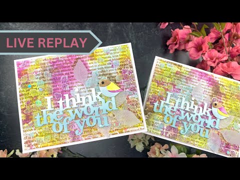 Tim Holtz Distress Mini Ink Pad Speckled Egg Ranger tdp75288 Distress Glaze Mixed Media Video