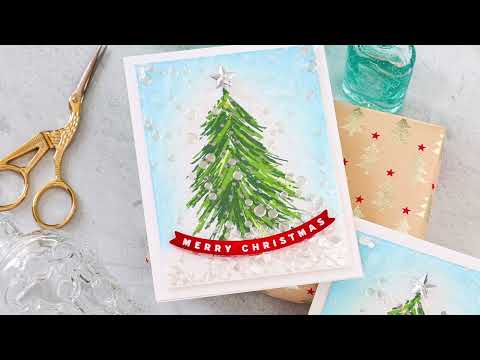 Simon Says Clear Stamps Fresh Air Holiday Tree sss202760c Season Of Wonder