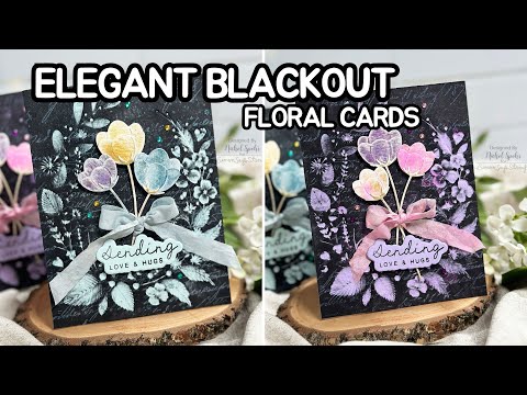 Simon Says Stamp Card Kit of the Month August 2024 Graceful Flowers ck0824 *
