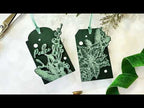 Simon Says Stamps and Dies Vintage Holiday Swag set871vh Sweet Wishes Monochromatic Iridescent Christmas Tags with Simon Says Stamp! Emily Midgett