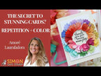 Simon Says Stamps and Dies Handwritten Love set1329hl Stamptember Laura Bassen The Secret to STUNNING Cards Repetition Color 