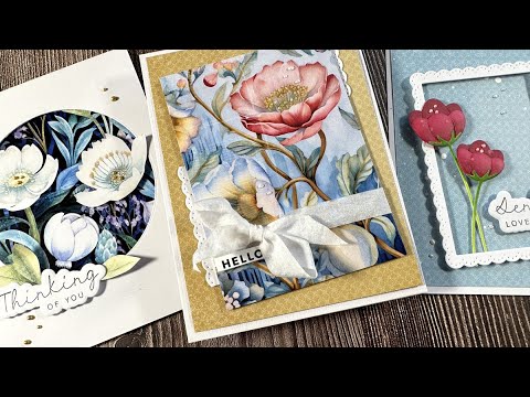Simon Says Stamp Card Kit of the Month August 2024 Graceful Flowers ck0824 *