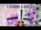 CZ Design Stamps and Dies Bereavement Thank Yous set1205bt In My Heart 1 stamp, 2 completely different cards