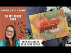 Simon Says Stamps and Dies Pumpkin to Talk About set846pt Oh My Gourd Halloween Card | Simon Says Stamp | AmyR 2026 Halloween Series #10