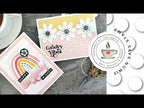Simon Says Stamp Set of 3 Stencils Boho Rainbow ssst221711 Season Of Wonder