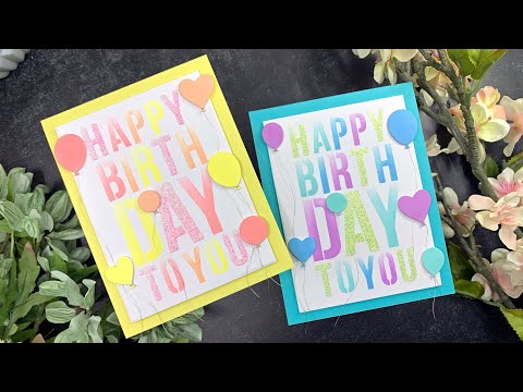 CZ Design Stencils Layering Birthday czt010 Out Of This World