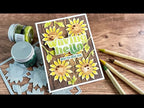 Tim Holtz Distress Embossing Glaze RUSTIC WILDERNESS Ranger tde73840 Watercolored Sunflower Card Video
