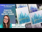Simon Says Stamp Scripty Peace Wafer Dies 1208sd Festive Fun