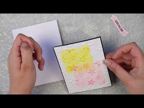 Simon Says Stamps and Dies Floral Word Builder set1237fw Always There LEARN THE 'Double Highlighted Embossing' Technique (1344) Natasha Foote