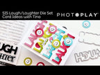 PhotoPlay Laugh Laughter Dies sis4584 Funny Bone Card Video