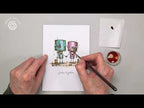 Cosmic Shimmer Bot-ology Better Together Andy Skinner Cling Stamps 07-0069-as