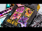 Tim Holtz Cling Rubber Stamps Bold Botanicals CMS462 follow your heart