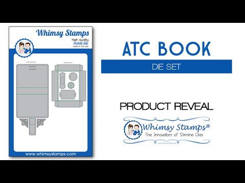 Whimsy Stamps ATC BOOK Dies WSD569 video