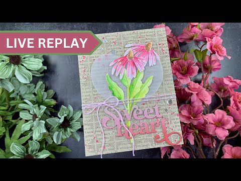 Tim Holtz Flip Top Distress Paint Festive Berries Ranger TDF53040 Painting With Watercolor Pencils Video