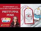 Pretty Pink Posh Warm Heart STAMPtember Exclusive Stamps And Dies Cathy Zielske The CUTEST Tags Featuring the NEW Pretty Pink Posh 2026 STAMPtember® Exclusive