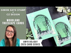 Simon Says Clear Stamp White Christmas Text 1228ss