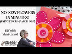 Tonic Gloss Simply White Nuvo Crystal Drops 651N No-Sew Felt Flowers Video