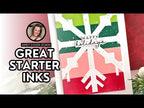 Simon Says Stencils Set of 3 Snowflake Stripes 1056mt BACK TO BASICS: Great Starter Ink Pads! Mindy Eggen