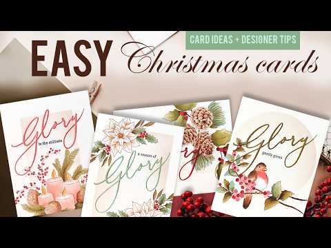 Penny Black Glory Edger Dies 52-044 christmas card video