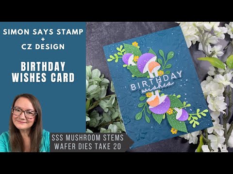 Simon Says Stamp Dancing Floral Vine Wafer Dies s918 Sunny Vibes