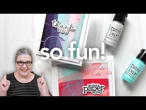 CZ Design Stamps and Dies Bad Day Good Vibes set814bd Sunny Vibes Cathy Zielske This Paint Technique Is SO Fun! A MUST-try for Cardmakers!