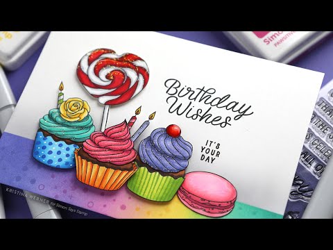 Ranger MINI GLOSSY ACCENTS Glue Adhesive GAC27898 Birthday Wishes Card Video