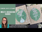Simon Says Stamp Embossing Folder Demilune sf359 Multi-Occasion Cards | Simon Says Stamp Amy Rysavy