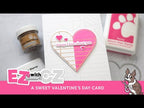 CZ Design Stamps And Dies Noted Heart Smitten