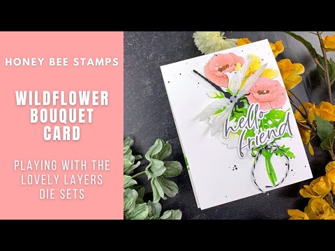 Tonic Pearled Silver 8.5 x 11 Craft Perfect Vellum 9937e Wildflower Bouquet Card Video