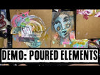 Dina Wakley Ranger Pouring Medium And Cell Creator Set Media mda63285 Demo Video