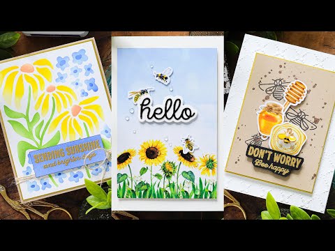 Simon Says Clear Stamps Bee Happy sss202732c *