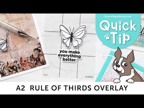 CZ Design A6 Rule of Thirds 1010ssa Quick Tip Design Better Cards Instantly ✨ A2 Rule of Thirds Overlay Demo