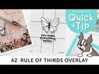 CZ Design A6 Rule of Thirds 1010ssa Quick Tip Design Better Cards Instantly ✨ A2 Rule of Thirds Overlay Demo