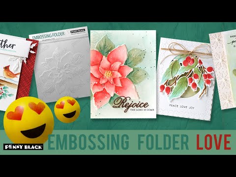 Penny Black 3D Berries Abound Embossing Folder 65-022 video