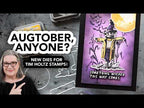 Tim Holtz The Scarecrow Stamps with Simon Says Stamp Dies Bundle setsc26 Cathy Zielske Augtober Anyone? Let's make a Halloween card with some Tim Holtz stamps and dies!