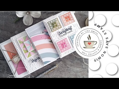 Simon Says Stamp Embossing Folder Margot Tile sf317