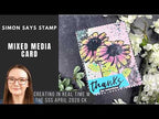 Simon Says Clear Stamps A Little Artsy 2416ssc Mixed Media Card with the Simon Says Stamp April 2026 Card Kit Amy Rysavy