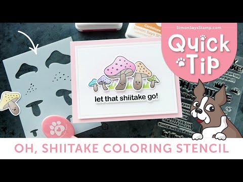 CZ Design Stamps Dies and Stencil Oh Shiitake set934os Favorite Things