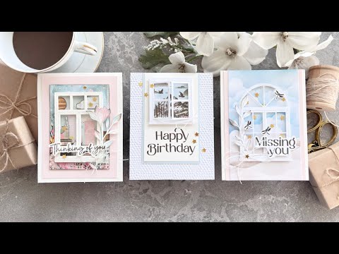 Simon Says Stamp Card Kit of the Month July 2025 Through the Window ck0725