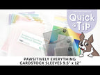 Simon Says Stamp PAWSITIVELY EVERYTHING 9.5x12 SLEEVES st0011